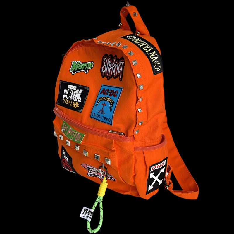 Edgy Punk Rock Backpack - Premium Quality, Rugged Design with Punk-Inspired Details for Everyday Adventures