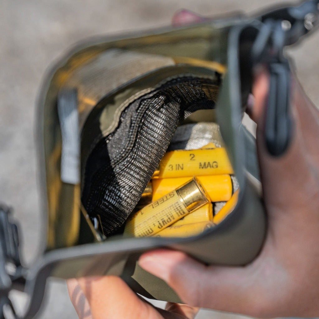Dive Bomb Waterproof Shotgun Shell Pouch - 100% Waterproof Ammo Bag for Hunters