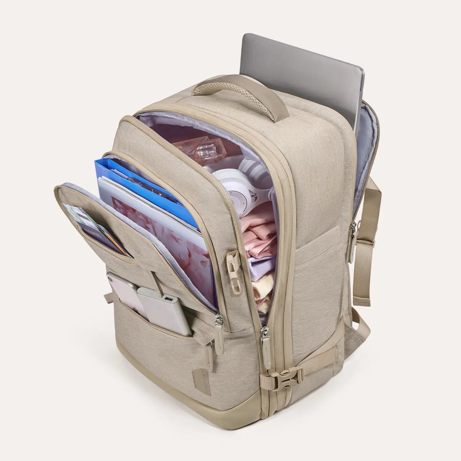 Falco 40L Expandable Airline Approved Carry On Travel Backpack