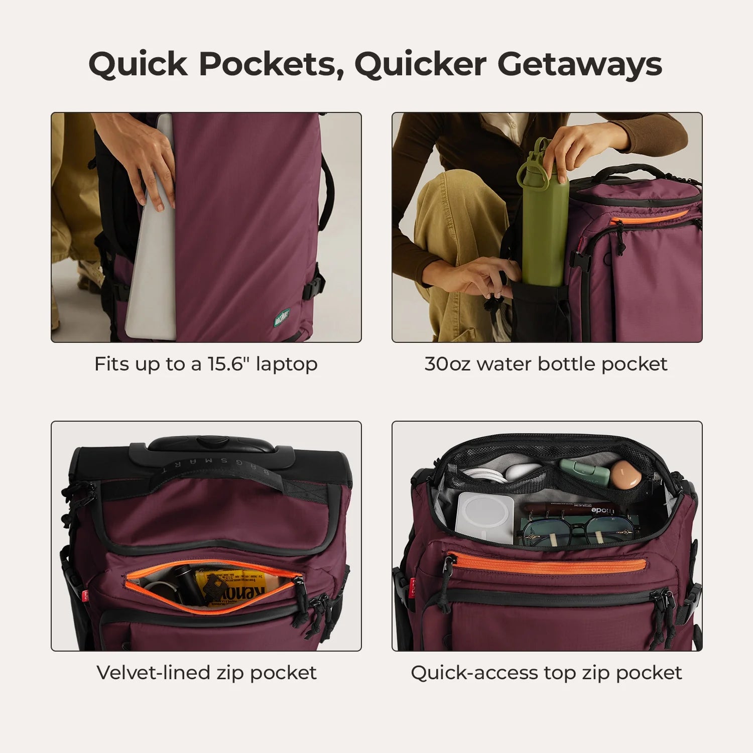 Blast 43L Roller Backpack